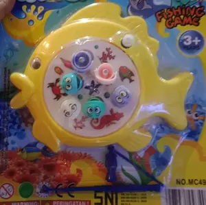 Mainan anak pancing 1 kolam / fishing rotate / FISHING ROTATE MAGNET / MAINAN PANCING PLUS IKAN MAGNET PUTAR