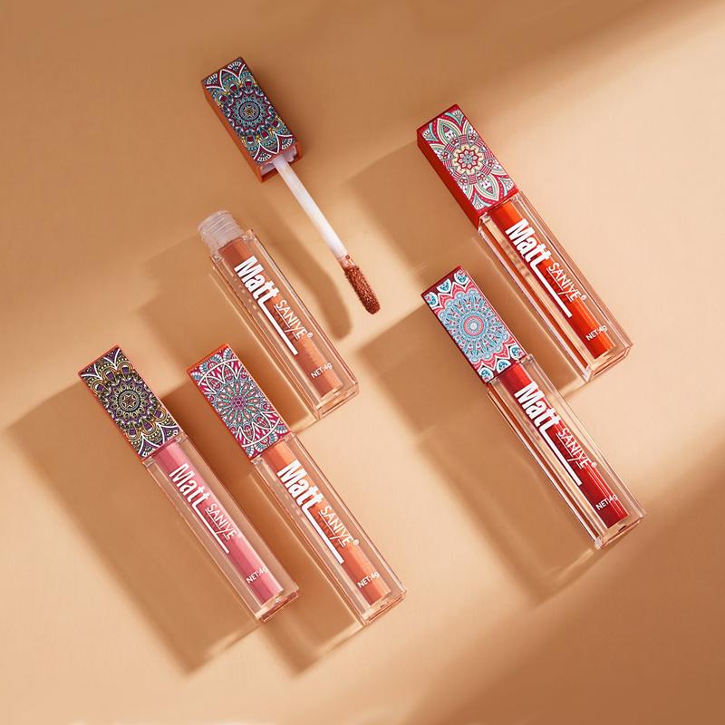 SANIYE Lip Matte Non Stick Lip Gloss Waterproof BPOM | Lipstick Lipcream Tahan Lama 1