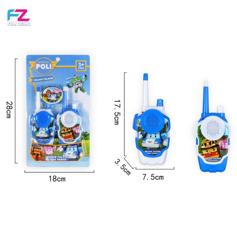 Product Introduction of SIRI kartun WALKIE TALKIE untuk kanak-kanak, SPIDERMAN, FROZEN, ROBOSCAR, POLI Audio 34