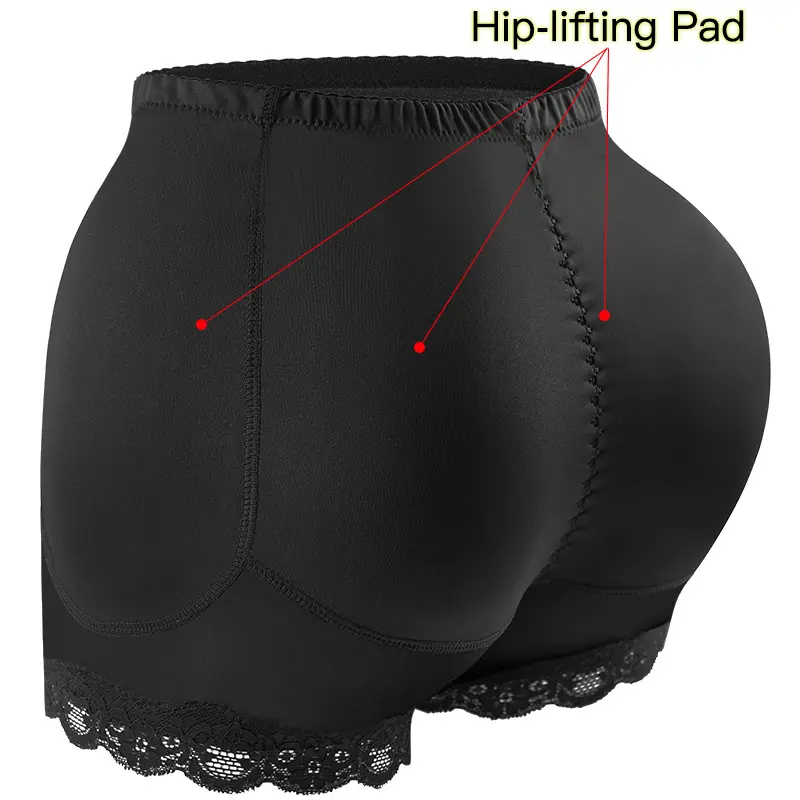 Fengqi Butt-Lift Underwear Women's Hipp Lifting Pants Hip Sponge Pad Fake Butt Lace Body Shaping Hip Lifting Beauty Panties Comfort Fabric Shapewear Smooth Soft Womenswear
