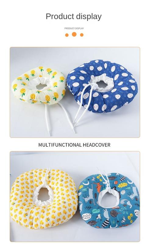 Product Introduction of 1 Pc Pet Collar, Cartoon Fruit Multi-element Neck Bib, Cat & Dog  Prevent Grooming Bib 7