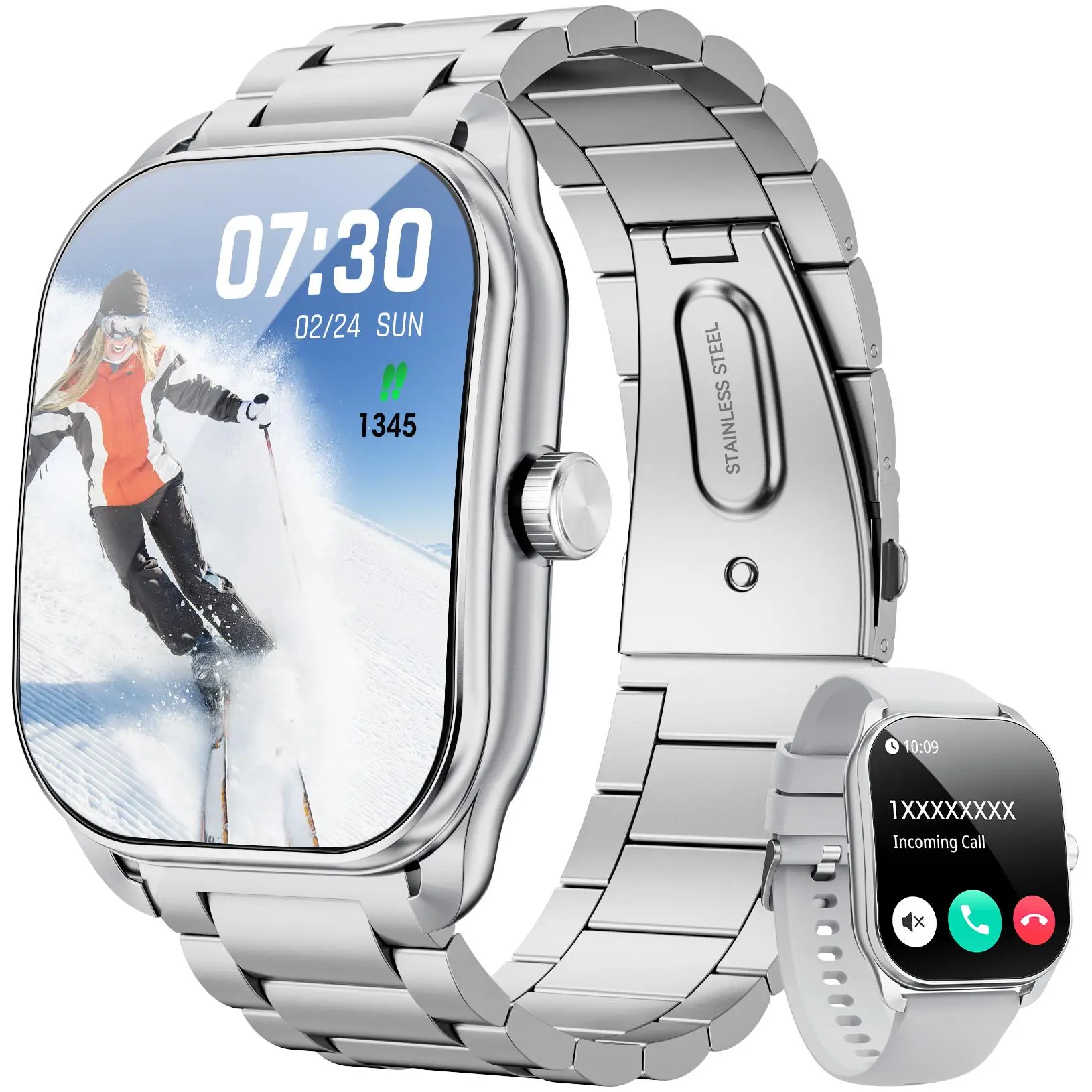 Multifunctional Smart Watch, 1 Set Fashion Digital Watch with Multi-Sport Modes, Sports Watch for Women & Men