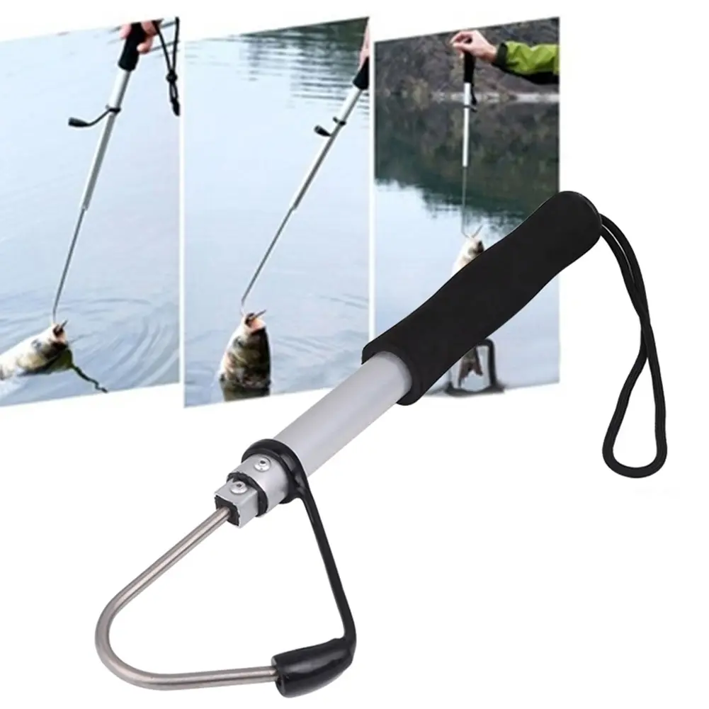 Alat Pengait Ikan Teleskopik (Berbahan Stainless dan alumunium aloy) /  alat kait ikan /  Ganco IKAN Laut Pancing