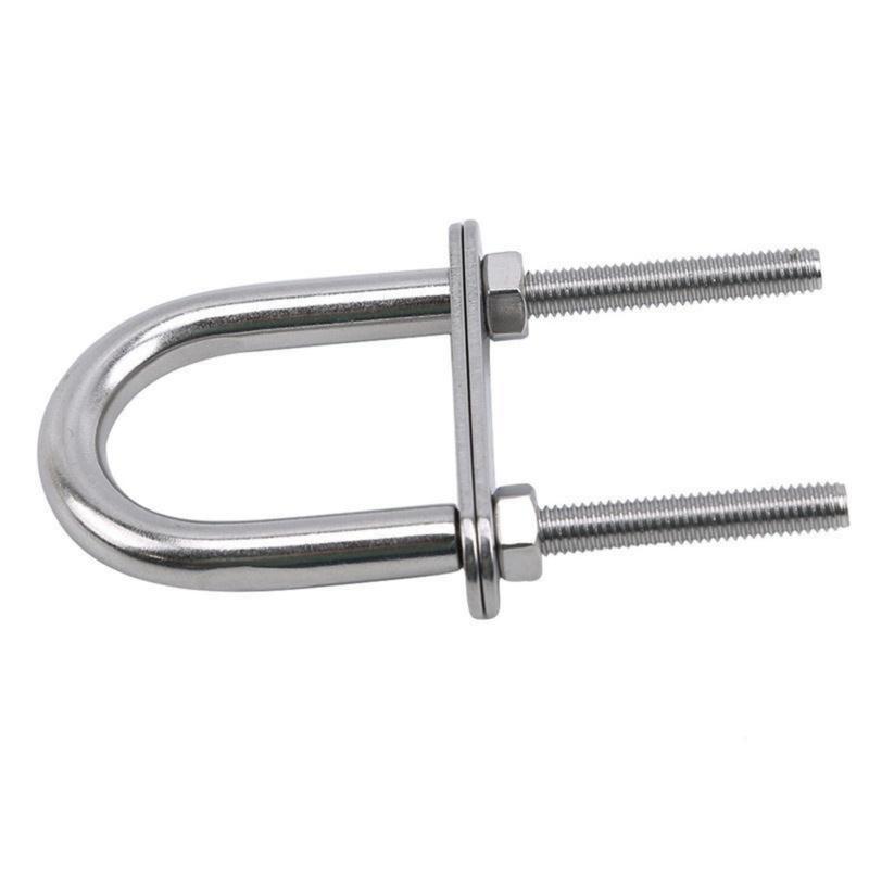 Cà Vạt Thuyền Buồm Stern Eye U-Bolt, Thép Không Gỉ, Bu Lông Hàng Hải, Thích Hợp Cho Bu Lông Dây Buộc, Thay Thế Cho Thuyền Buộc, Bu Lông U Hàng Hải, Phụ Kiện Thuyền, AH, 1 Cái 5