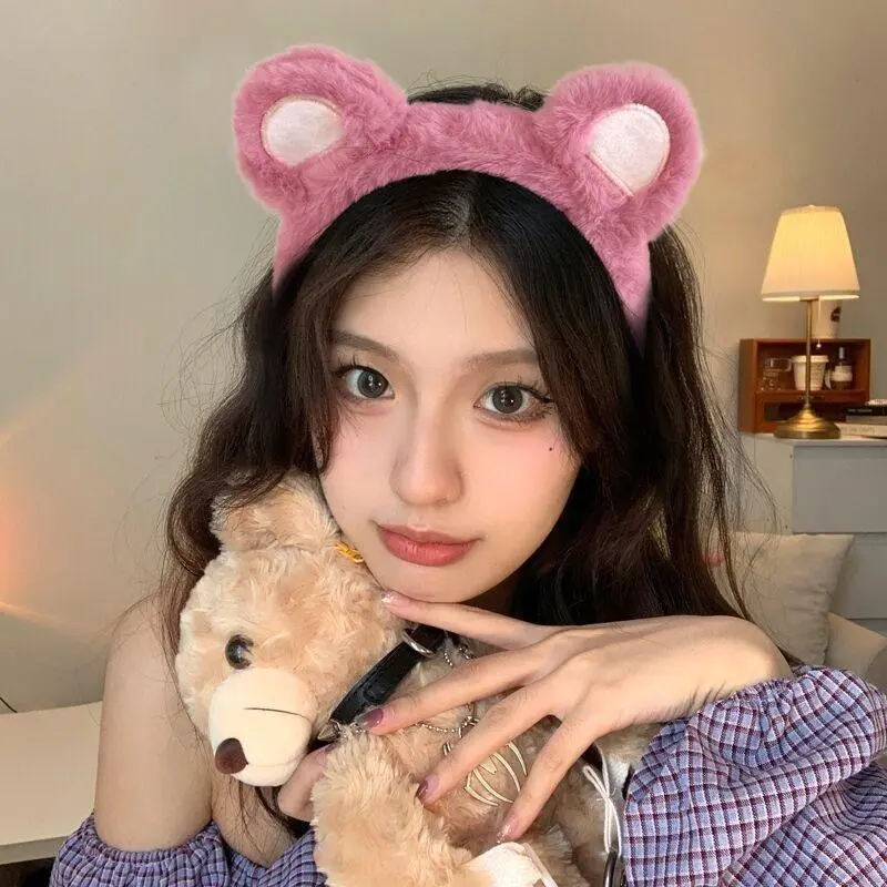 YBL-COD Bando Lucu Karakter Telinga Beruang Bondu Cosplay Motif Bear Ears Bandanan Imut Style Wanita Anak Dan Dewasa Fashion Aksesoris Rambut Wanita Headband Empuk Hair Band Gaya Korean (BELI LOKAL) 7