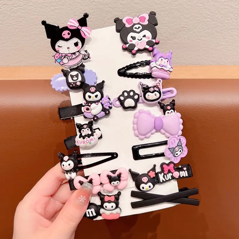 ￼Set 14 Kẹp Tóc Kuromi Cho Bé Gái Kiểu Hàn Quốc Xinh Xắn Đáng Yêu Họa Tiết Hoạt Hình Dễ Thương Phụ Kiện Tóc 5