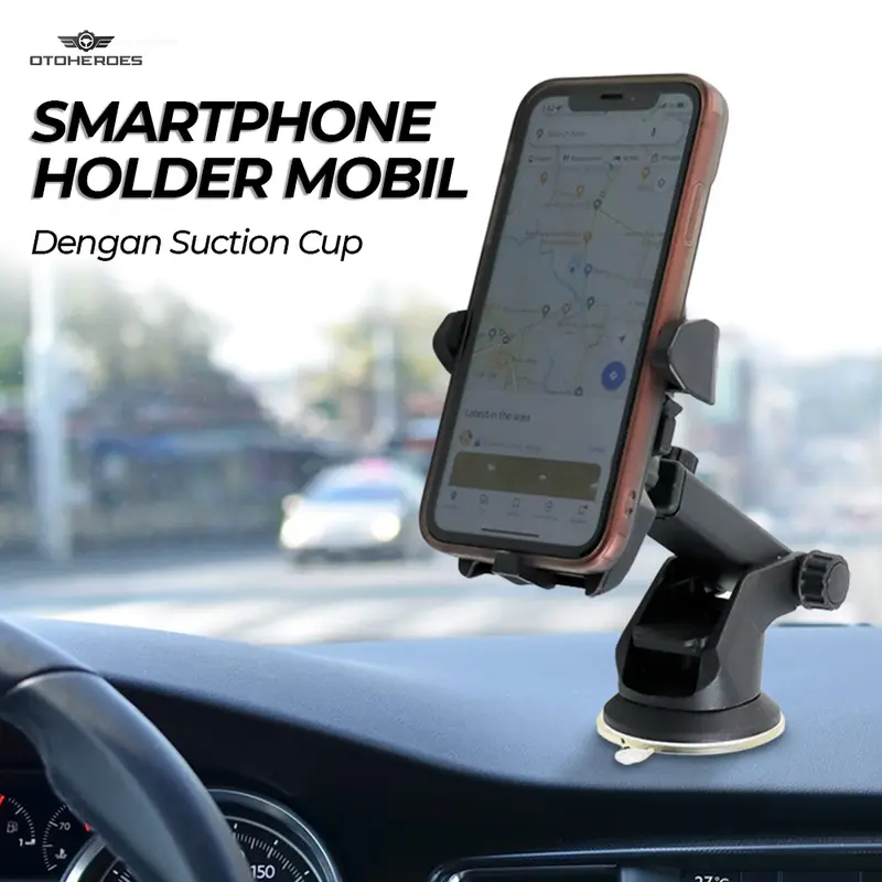 Ori OTOHEROES Smartphone Car Holder Adjustable with Suction Cup - T003 0