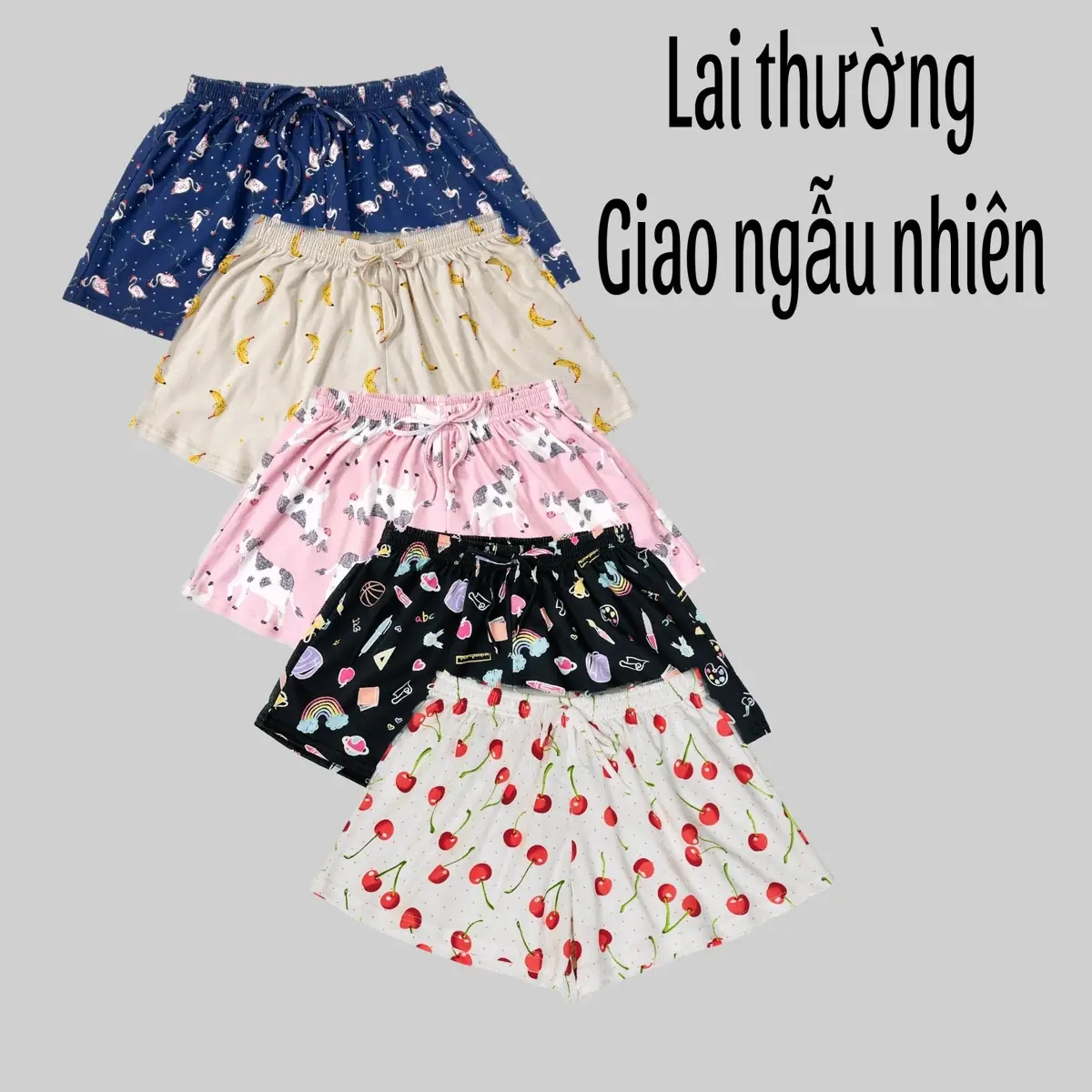 (Lai thường) Combo 5 quần giao màu ngẫu nhiên đủ size từ 40-85kg Nhung Women Pants quần  đùi quần  đùi