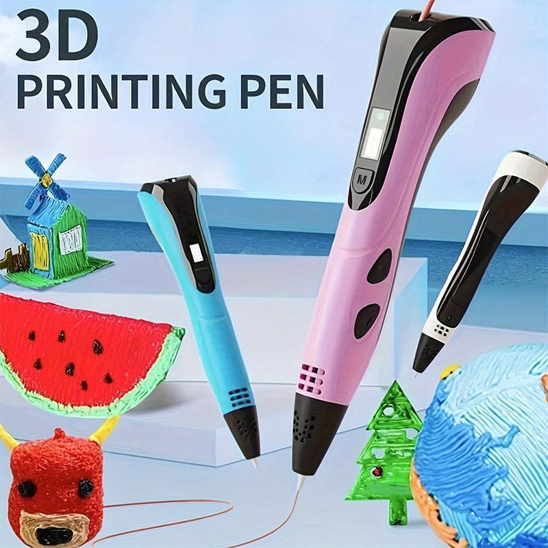 3D Printing Pen Set, 1 Set USB Powered DIY Painting Printer Pen with Colorful PLA Filament, 3D Printing Pen for Home Office School 7