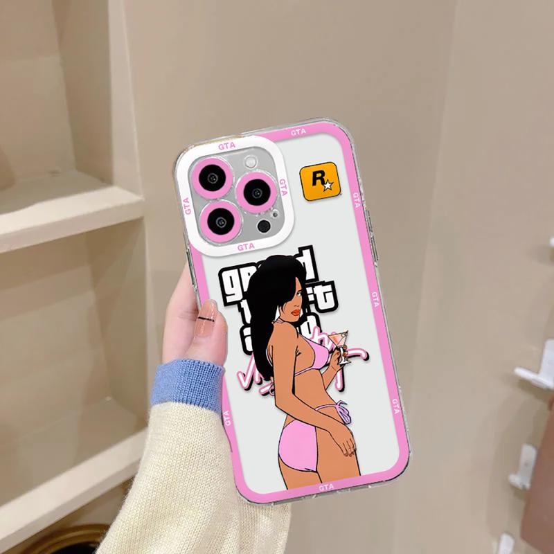 Product Introduction of Ốp Điện Thoại Gta Vice City, Trò Chơi Nóng Bỏng Sang Trọng, Ốp TPU Mềm Trong Suốt, Tương Thích Với iPhone 16, 15, 14, 13, 12, 11, Mini, Pro Max, X, XR, XSMax, 6S, 6, 7, 8 Plus, SE 22