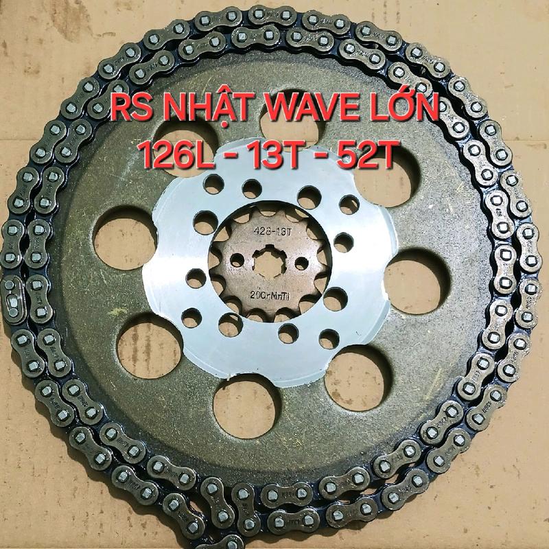 XÍCH NHÔNG ĐĨA THỒ HÀNG DÙNG CHO RS NHẬT FUTURE NEO WS110 WAVE ALHPA ĐỜI 2006 TRỞ LÊN ( XE NHẬT ) - Phụ Tùng Xe Máy