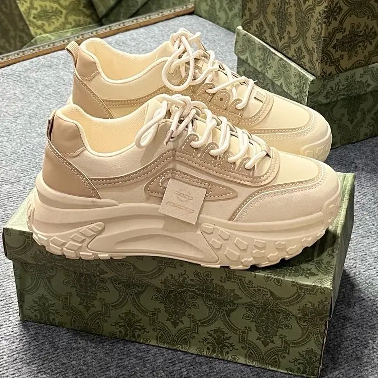 Giày Thể Thao Nữ Thời Trang Mã 50 Đế Cao 5 Phân Nhẹ Êm Thoáng Khí Phong Cách Sneaker Shoes 7