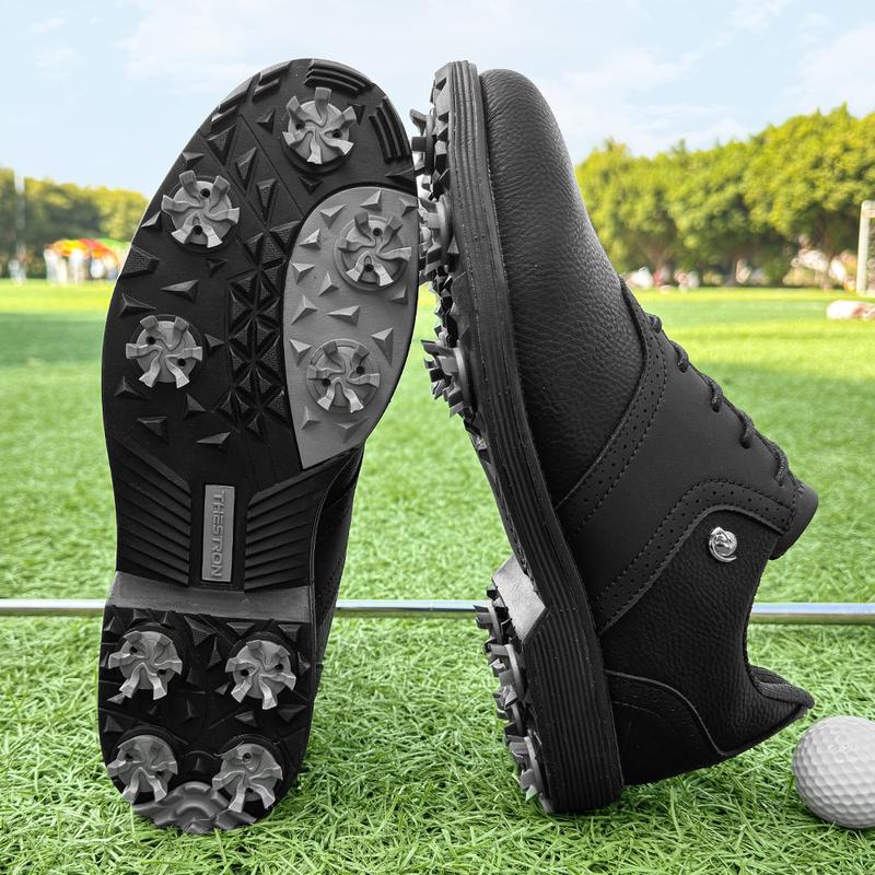 Product Introduction of Professional Golf Shoes Men Spikes Golf Sneakers Outdoor Walking Footwears Non-slip Grass Golf Training Shoes 14