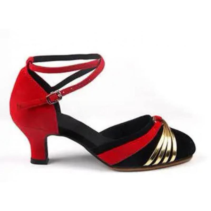 Giày Khiêu Vũ Latin Cho Nữ, Giày Khiêu Vũ Tango, Giày Cao Gót, Giày Khiêu Vũ Satin Mềm, Dép Khiêu Vũ Phòng Hòa Nhạc, Có 3 / 5 / 7 / Cm Sport 8