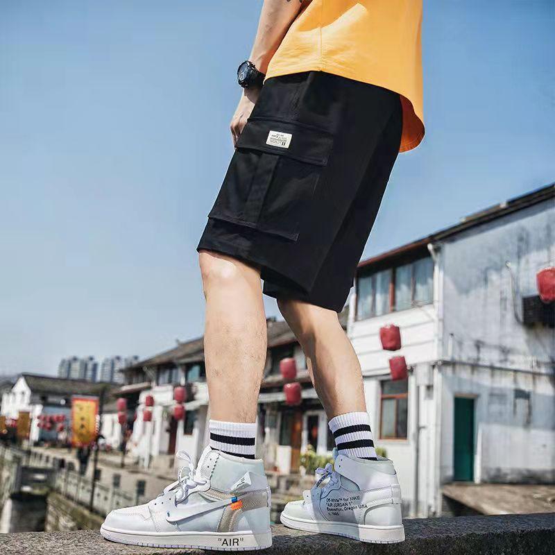 Quần Soóc Nam, Thích Hợp Cho Mùa Hè, Phong Cách Capris, Ngắn, Thể Thao, Đẹp Trai, Dáng Rộng, Hợp Xu hướng, Quần Thường Ngày Có Thể Mặc Ngoài Trời Menswear 6