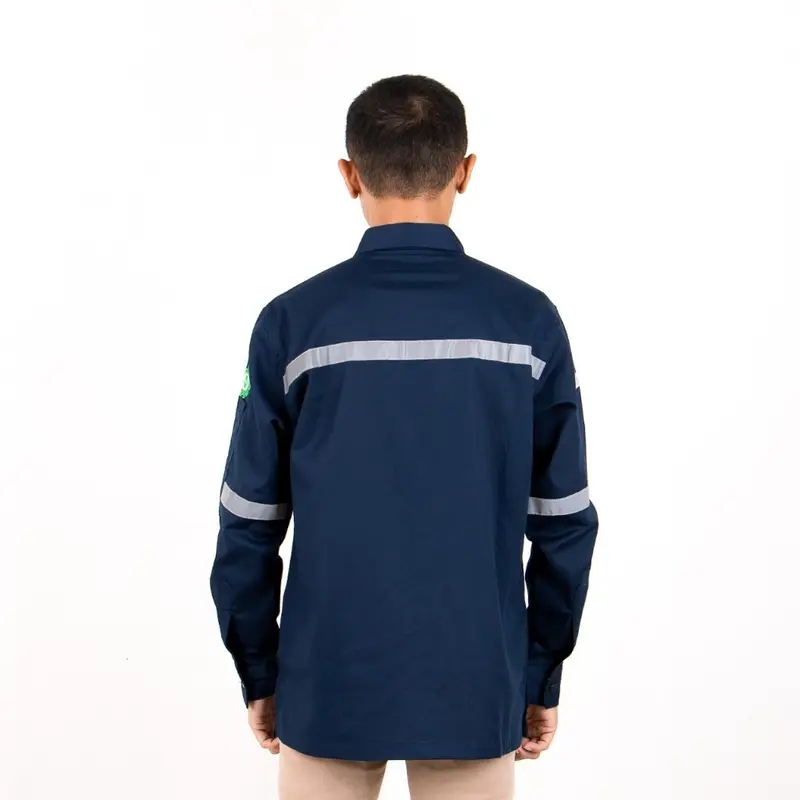 Kemeja Lapangan Baju Safety Lengan Panjang Wearpack Safety Baju Kerja Septi Werpak Atasan Seragam Lapangan Produk Original Mine Safety Apparel MSA PROMO 5
