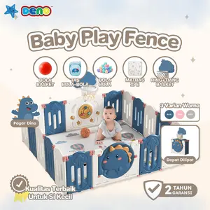 DENO Baby Play Fence Pagar Bayi Baby Fence Pagar Bermain Anak