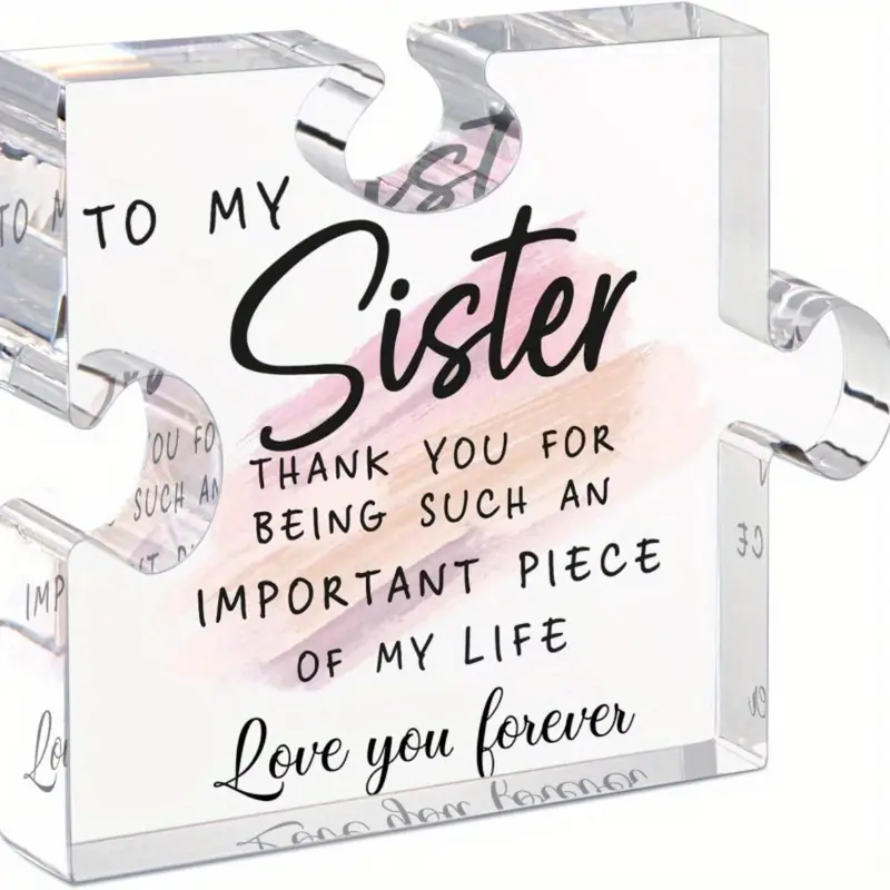 Thank You Acrylic Ornament, 1 Count Unique Birthday Gift for Elders, Teachers, Friends, Sister and Best Friend, Flowers, Decorations 5