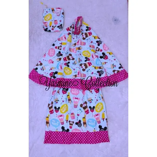 BISA COD MUKENA ANAK 2-6 THN BISA PILIH MOTIF / MUKENA KARAKTER 2-6 THN GROSIR DAN ECER Muslim Panjang 2