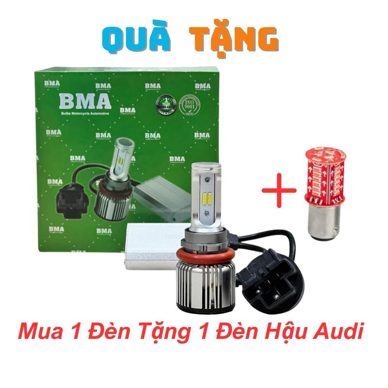 Đèn Pha LED Bi Cầu T20 HS5 BMA Ánh Sáng Trắng- Lắp Xe Máy Chân HS5 Như LEAD 110, PCX, AB2011,... - 12 24V ĐiệnBình - 45W - Phụ Tùng Xe Máy