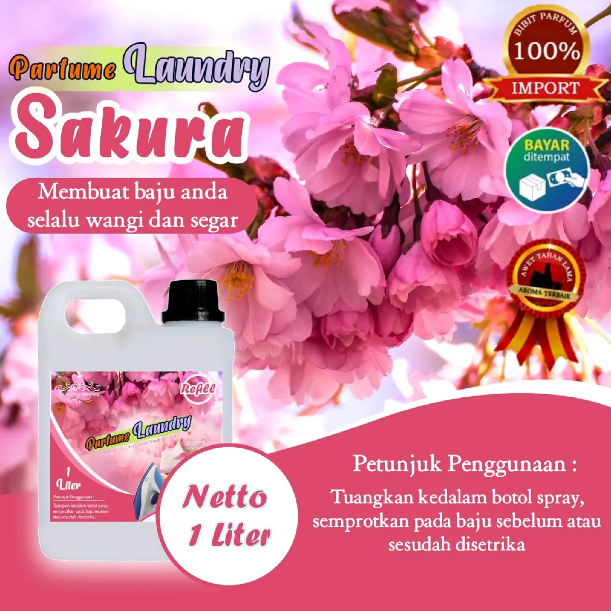 PARFUM LAUNDRY GRADE A (1 liter)