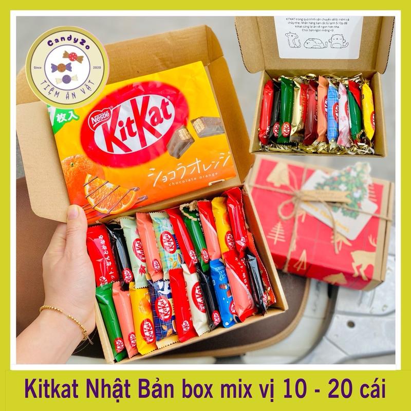 Kitkat Socola nhiều vị và box mix vị 10-20-30 cái Nhật Bản