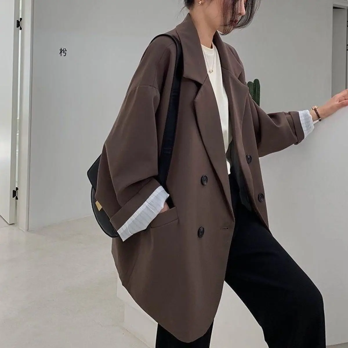 Áo Blazer hai lớp dày dặn