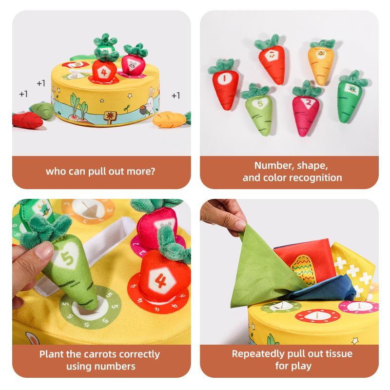 Product Introduction of Baby Tissue Box Toy, 13pcs/set Pull Out Tissue Game Toy, Early Education & Smart Toy, Interactive Game Props, Birthday Gift for Boys & Girls 5