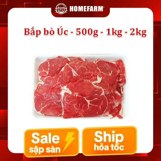 [MEGA SALE 5/5] Bắp bò Úc - 500g - 1kg - 2kg