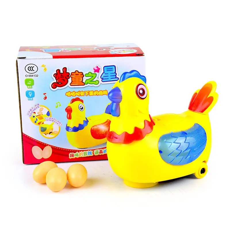 Đồ chơi gà đẻ trứng vịt đẻ trứng có nhạc đèn vui nhộn cho bé