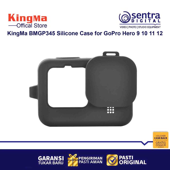 Gambar KingMa BMGP345 Silicone Case Full Cover For Gopro Hero 9 10 11 12 dari Sentra Digital Kota Surabaya Tokopedia