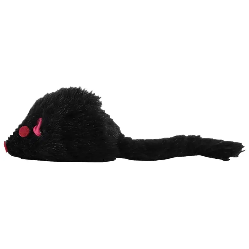 KRXWJ Rattle Mouse Toy for Cat Soft Plush Squeak Rats for Indoor Kittens Cats