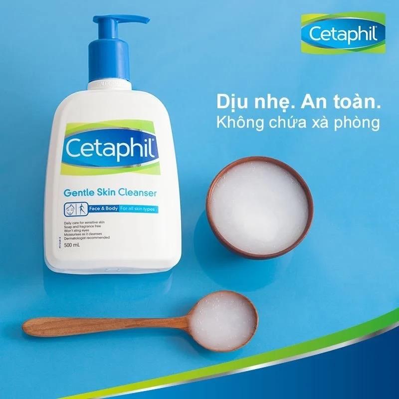 Sữa rửa mặt dịu nhẹ Cetaphil cung cấp độ ẩm cho da (125ml&500ml) 2