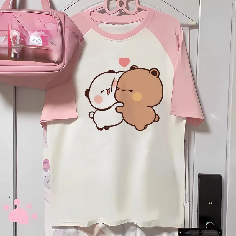 Product Introduction of Bubu And Dudu tshirt women comfortable modern style tshirt female Japanese graphic anime clothes 10
