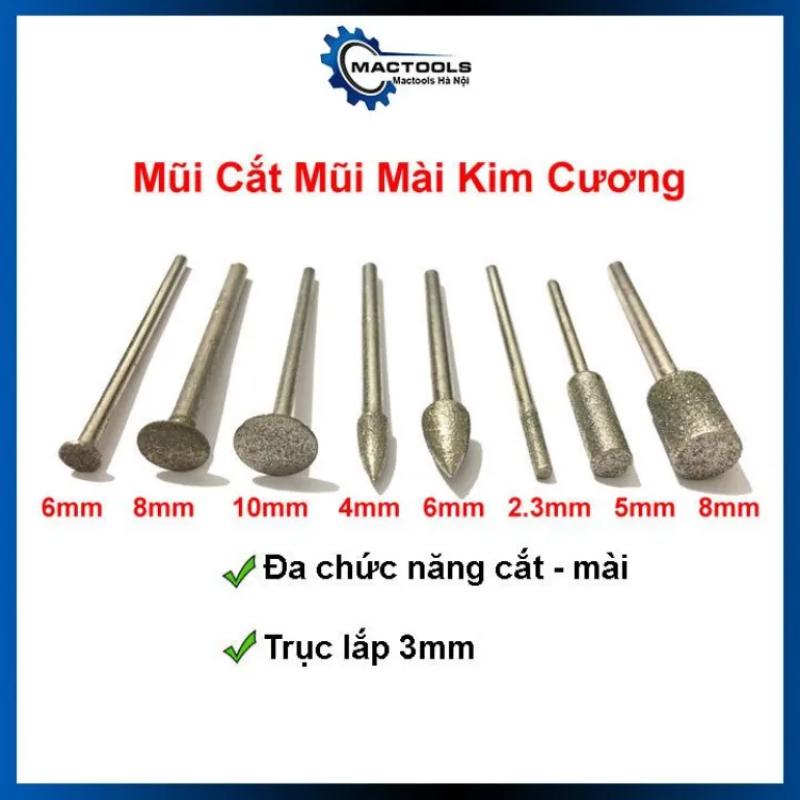 Product Introduction of [DD-necessary]  Mũi cắt, mũi mài kim cương mini trục 3mm chân 2.3mm dùng lắp máy khoan cầm tay đa năng nhiều kích thước 41