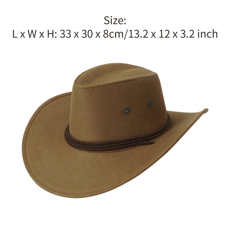 Product Introduction of Mũ Cao Bồi Phương Tây, Phong Cách Mỹ Sxiwei, Mũ Nữ Cao Bồi Rộng Vành, Thích Hợp Cho Du Lịch Và Hoạt Động Ngoài Trời, Chống Nắng, Thích Hợp Cho Bữa Tiệc Halloween Và Lễ Hội, Trang Phục Lạ Mắt 0
