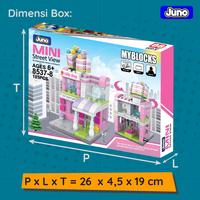 Gambar Mainan Balok Juno 8537-8 | Cake Shop Building Street View - 8 Cake Shop dari Juno Toys_NEW Kota Surabaya 2 Tokopedia