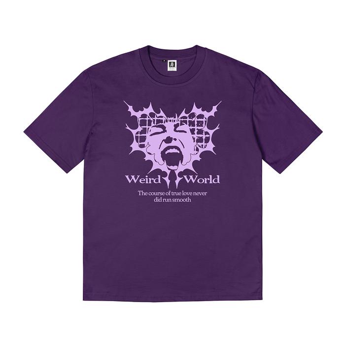 Gambar HLPD WeirdWorld | Baju Kaos | T shirt | Dissolve Tee - PURPLE, S dari HLPD WeirdWorld Kota Bandung 4 Tokopedia