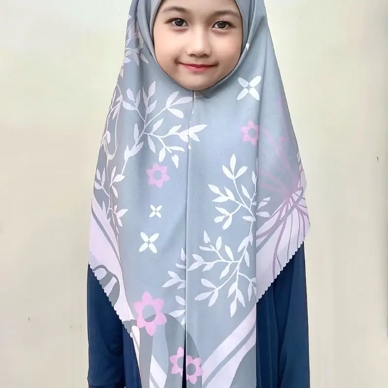 VOAL PRINTING INSTANT ALL MOTIF PART III / HIJAB INSTAN ANAK / KERUDUNG ANAK Muslim 2