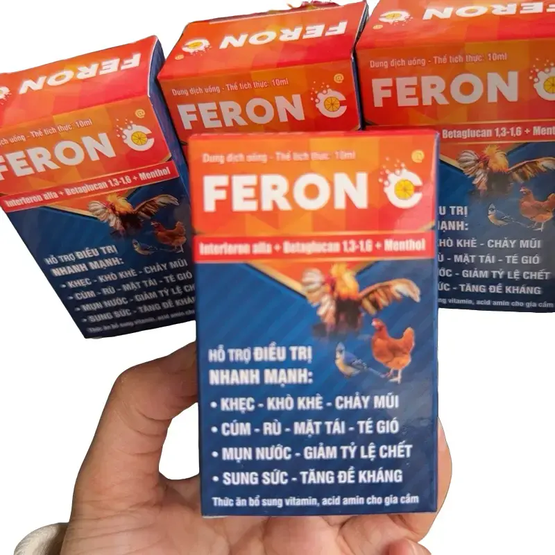 Feron C - Hỗ trợ điều trị gà khò khè, chảy mũi