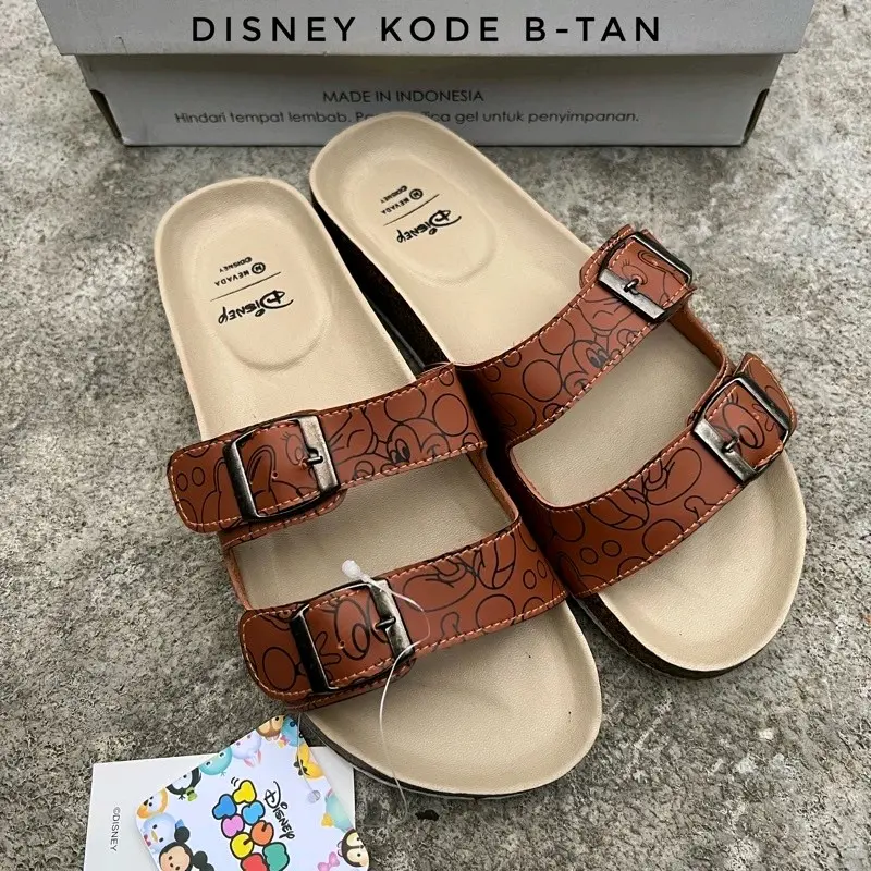 SANDAL SELOP DISNEY NEVADA SANDAL WANITA SANDAL NEVADA SANDAL  ANAK PEREMPUAN SANDAL TERBARU Coklat Karet Shoes Sendal 5