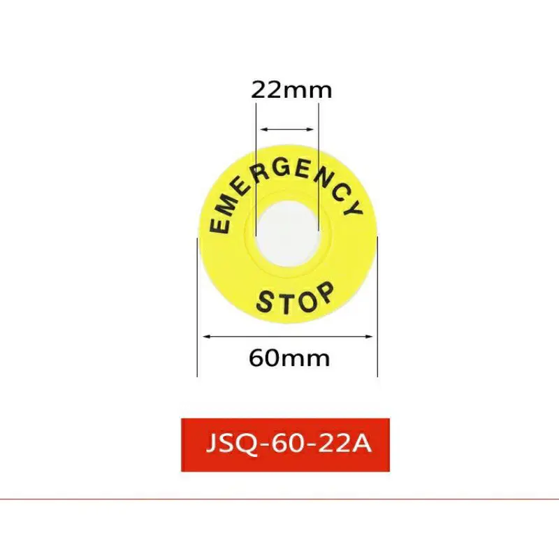 Phụ kiện nút EMERGENCY STOP F13-60  dừng khẩn cấp phi 22