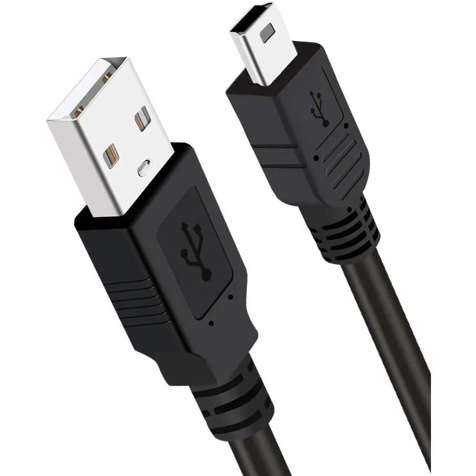 Cáp sạc PS3, Dây sạc điều khiển PS3 10ft / 3m, Cáp Mini USB, dành cho bộ điều khiển Playstation 3, SIXAXIS SỐ 2, PS3 Slim, Dây sạc Mini-B dữ liệu, Chuyển động PS 3, TI84 Plus CE