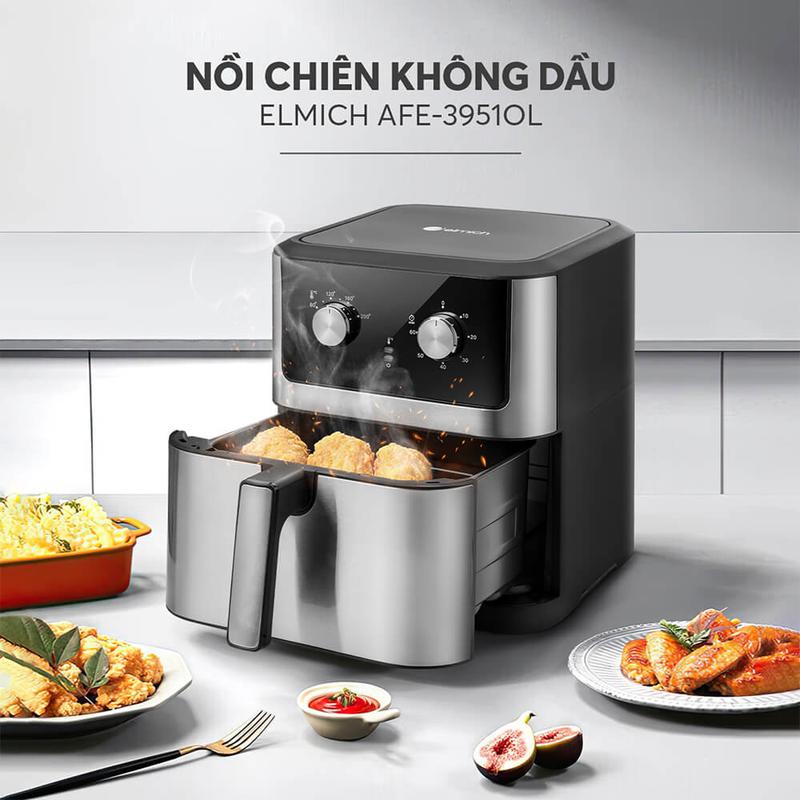 Nồi chiên không dầu 8.3L Elmich AFE-3951OL