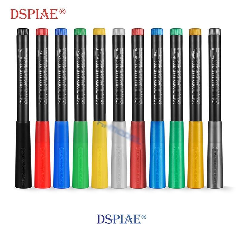 Bút tô màu kim loại metallic - huỳnh quang - nguyên bản gundam marker Dspiae MK01/MK02/MK03/MK04 - bút sơn mô hình