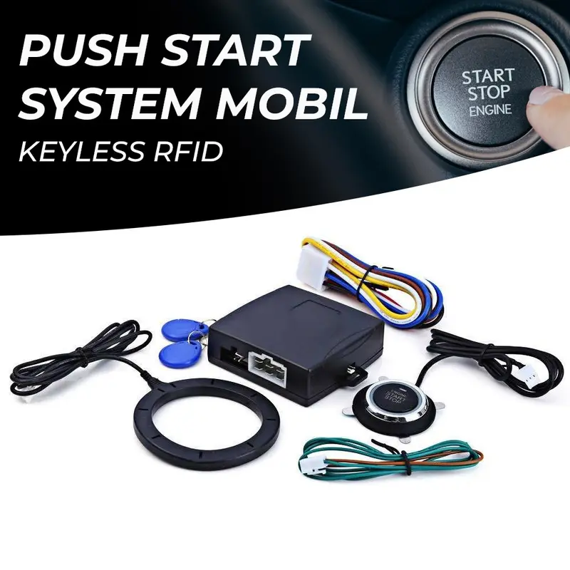TERMURAH Push Start System Keamanan Mobil Canggih Keyless RFID  / OTOMOTIF LAINNYA/ car kabel 1