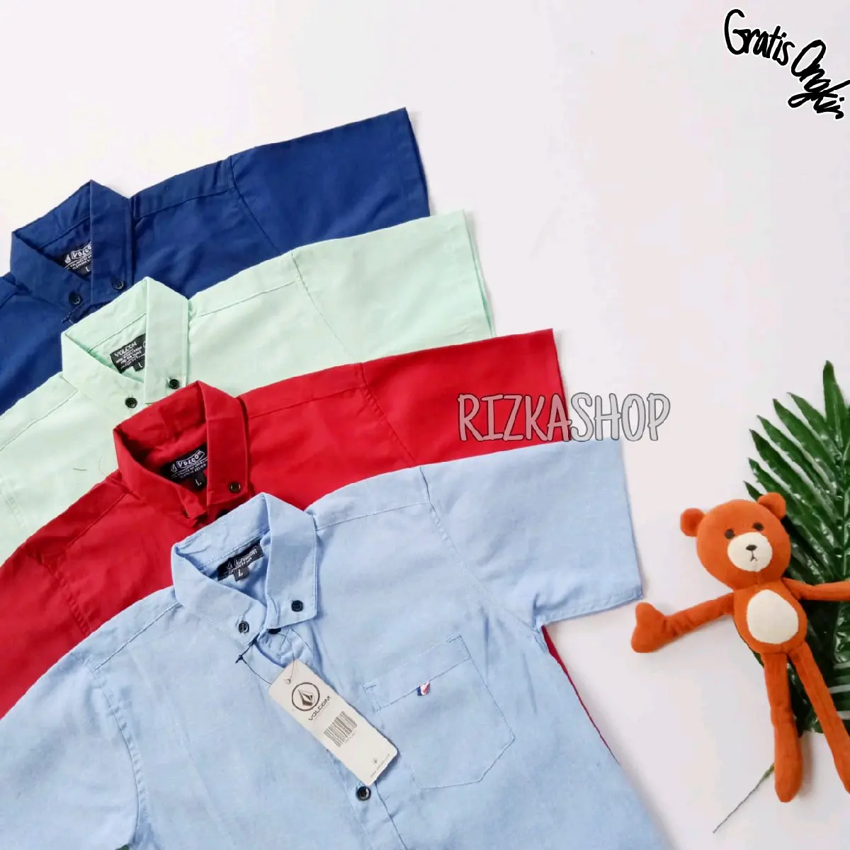 Cod kemeja anak cowo laki laki keren Oxford  usia 1 2 3 4 5 6 7 8 9 10 11 tahun
