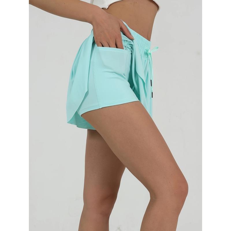 Product Introduction of Women's Athletic Skort With Pocket, Quick-Dry Running Tennis Yoga Shorts, Sport Fitness Skirt Shorts bra women jogger workout fit gym cycling wear pieces et golf modest dfyne leggings for straight leg aybl ladies ruched tiktok shop thermal dyne viral set 15