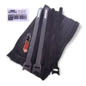 CV-200 CV-150 UK 150 200 MM X 12 MM PERBIJI CAT SHAPE VELCRO KABEL CABLE TIS TIES TIE CORD ORGANIZER STRAP PEREKAT PENGIKAT BODY MOBIL MOTOR SERBAGUNA NYLON NILON POLYESTER ORI ORIGINAL WIPRO ASLI