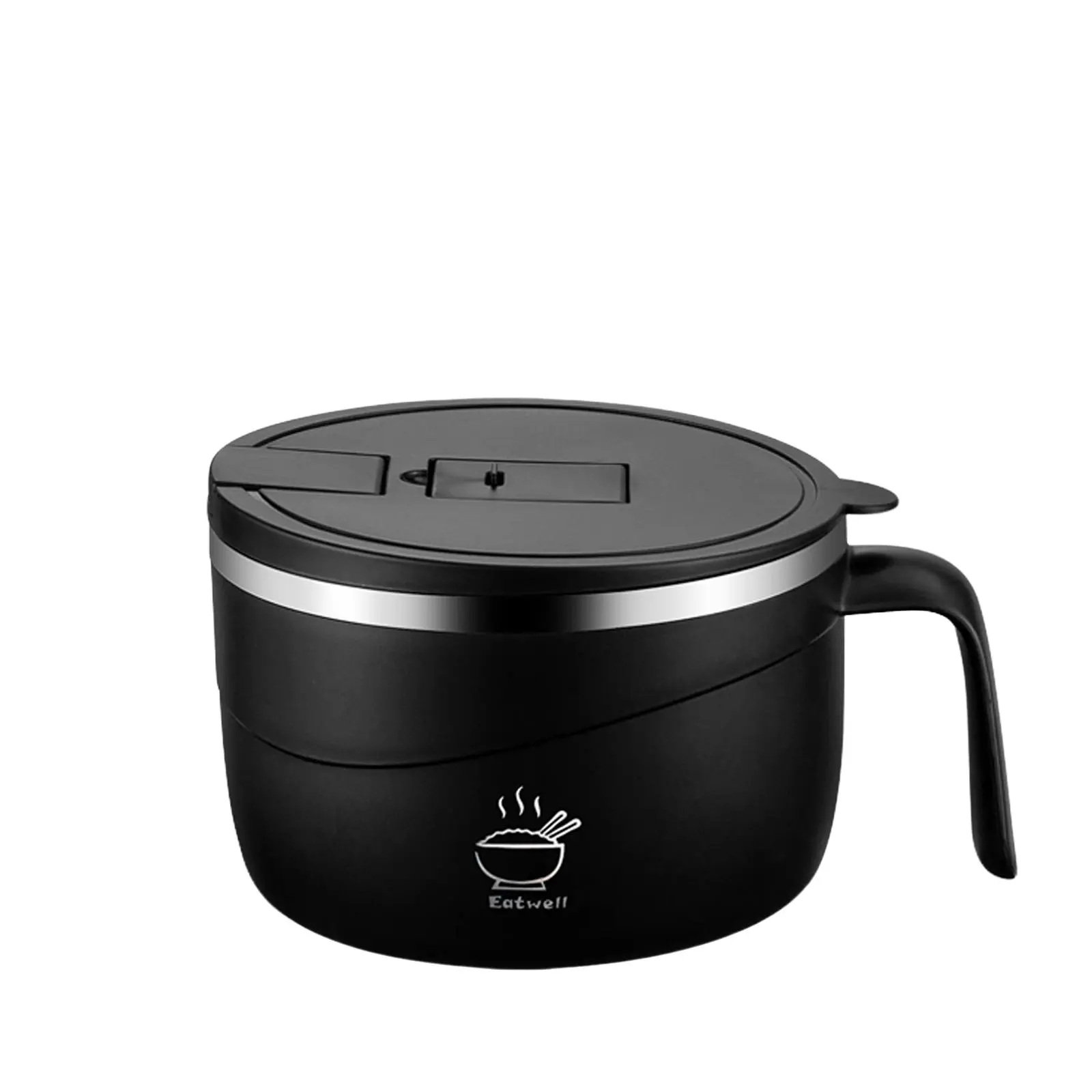 Autumn Homeware 1200ml Large Capacity Instant Noodle Bowl, Multi-purpose Anti-scald Instant Noodle Pots, Tableware for Home Office Dormitory, Sweets Kitchen Accessories, Back To School Supplies, Stainless Kitchenware, House Accessories, Gifts for Men